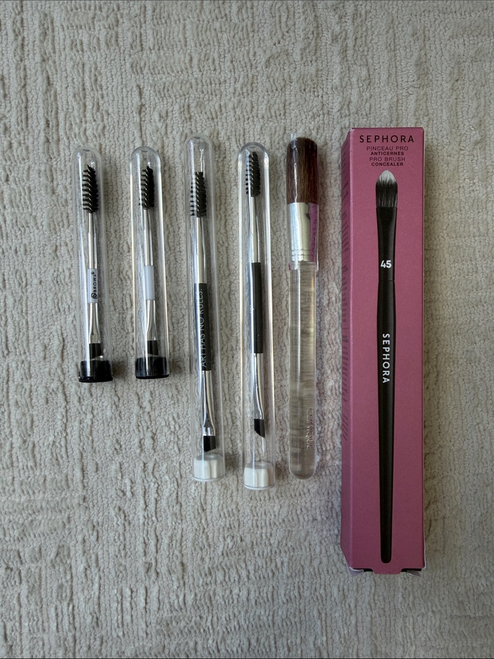 Assorted makeup brushes - Sephora, Clinique, etc.